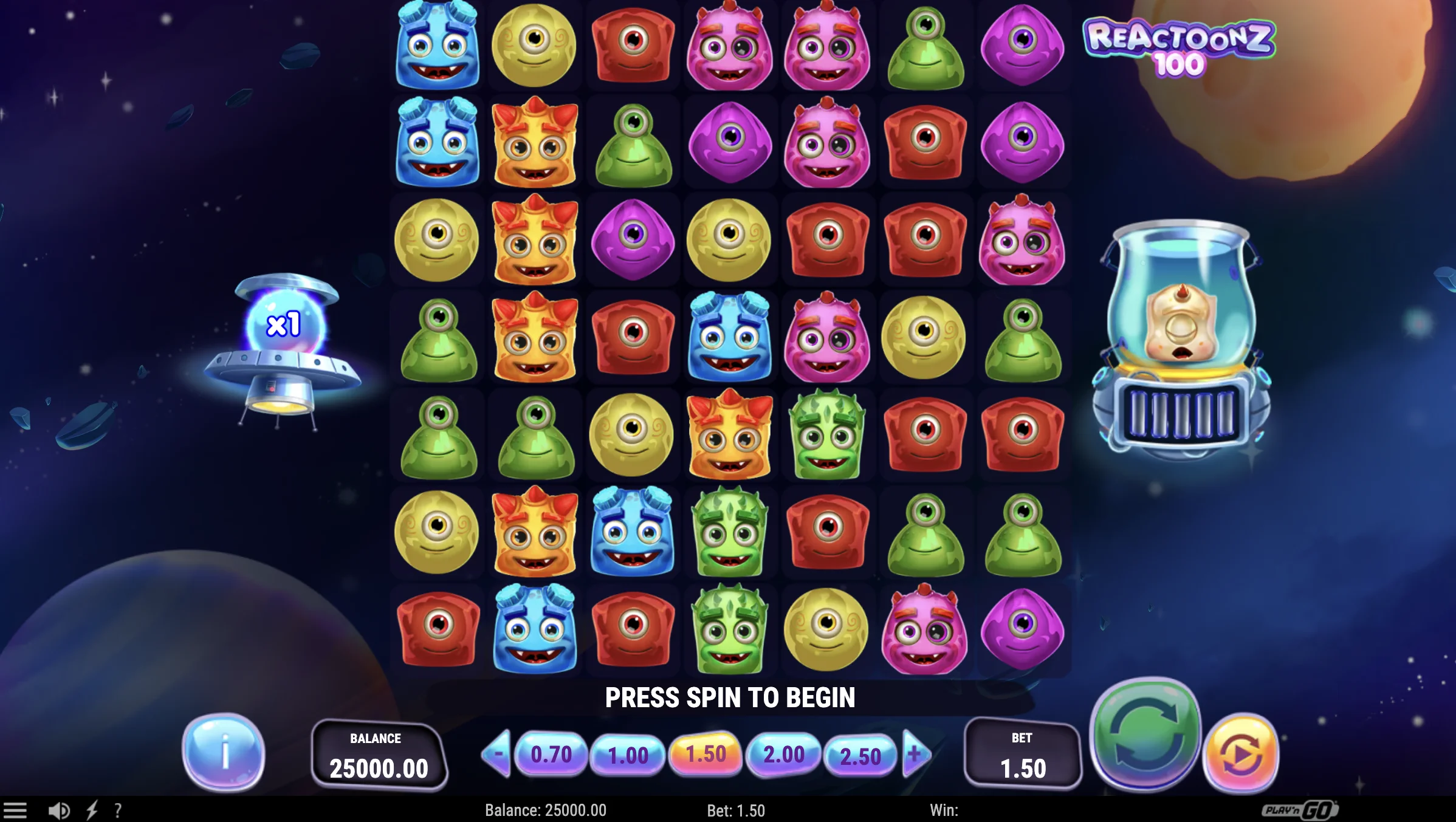 Reactoonz &ndash; teema, grafiikat ja &auml;&auml;net